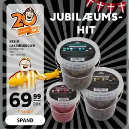 Scandinavian Park REXIM LAKRIDSKUGLER tilbud