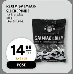 Scandinavian Park REXIM SALMIAK-SLIKKEPINDE tilbud