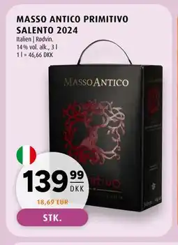 Scandinavian Park MASSO ANTICO PRIMITIVO SALENTO 2024 tilbud