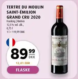 Scandinavian Park TERTRE DU MOULIN SAINT-ÉMILION GRAND CRU 2020 tilbud