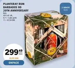 Scandinavian Park PLANTERAY RUM BARBADOS XO 20TH ANNIVERSARY tilbud