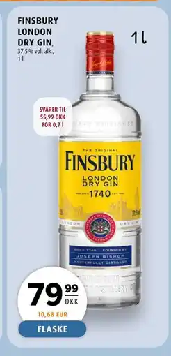 Scandinavian Park FINSBURY LONDON DRY GIN tilbud