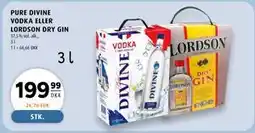 Scandinavian Park PURE DIVINE VODKA ELLER LORDSON DRY GIN tilbud