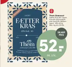 SPAR Them Skæreost tilbud