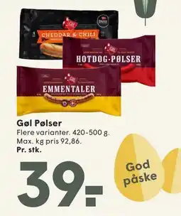 SPAR Gøl Pølser tilbud