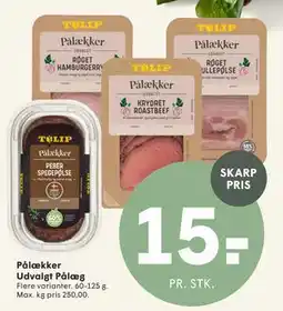 SPAR Pålækker Udvalgt Pålæg tilbud