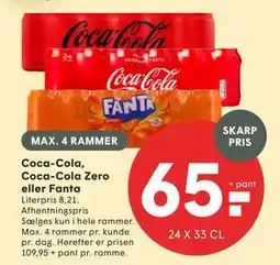 SPAR Coca-Cola, Coca-Cola Zero eller Fanta tilbud