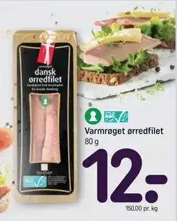 REMA 1000 Varmrøget ørredfilet tilbud