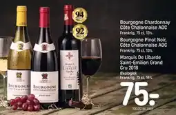 REMA 1000 Bourgogne Pinot Noir, Côte Chalonnaise AOC tilbud