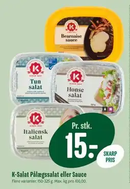 Min Købmand K-Salat Pålægssalat eller Sauce tilbud