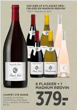 MENY CAMPET STE MARIE tilbud