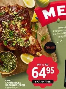 MENY OMHU LAMMEKØLLE UDEN NØGLEBEN tilbud