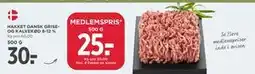 MENY HAKKET DANSK GRISEOG KALVEKØD 8-12 % tilbud