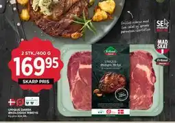 MENY UNIQUE DANSK ØKOLOGISK RIBEYE tilbud