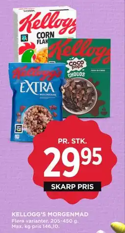 MENY KELLOGG’S MORGENMAD tilbud