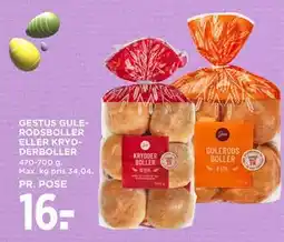 MENY GESTUS GULERODSBOLLER ELLER KRYDDERBOLLER tilbud