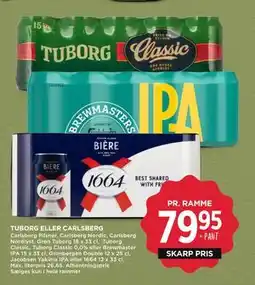MENY TUBORG ELLER CARLSBERG tilbud
