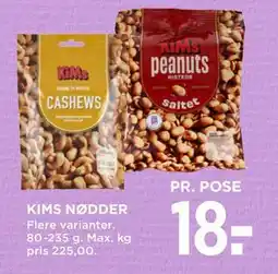 MENY KIMS NØDDER tilbud