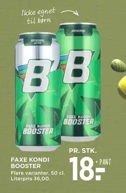 MENY FAXE KONDI BOOSTER tilbud