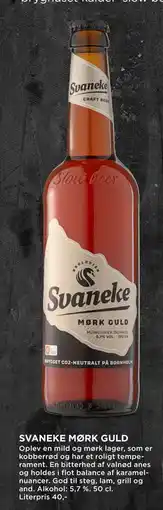MENY SVANEKE MØRK GULD tilbud