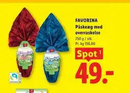 Lidl FAVORINA Påskeæg med overraskelse tilbud