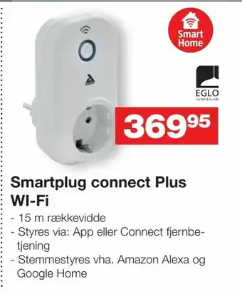 Bauhaus Smartplug connect Plus WI-Fi tilbud
