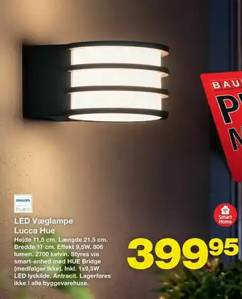 Bauhaus LED Lucca Hue Væglampe tilbud