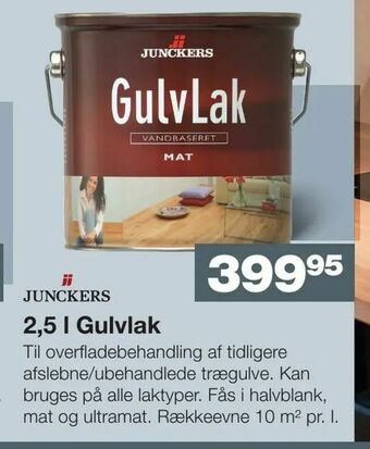 2,5 l Gulvlak