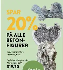 Plantorama Fuglebad eller pindsvin tilbud