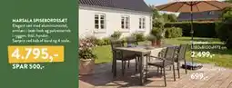 Plantorama MARSALA SPISEBORDSSÆT tilbud