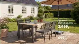 Plantorama Spisebordsstol L180xB100xH73 tilbud