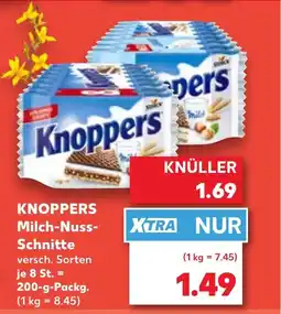 Kaufland DE Knoppers milch-nuss- schnitte tilbud