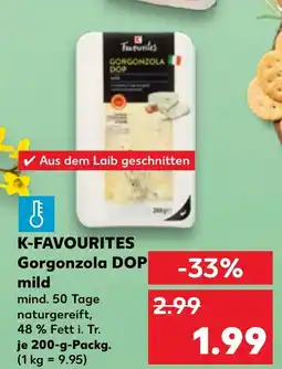 Kaufland DE K-favourites gorgonzola dop mild tilbud