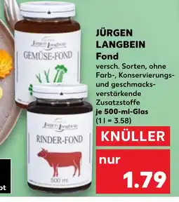 Kaufland DE Jürgen langbein Fond tilbud