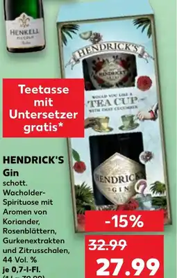 Kaufland DE Hendrick's gin tilbud