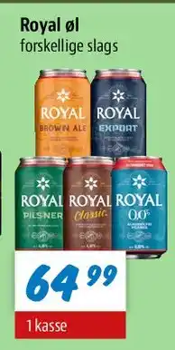 zur Krone Royal øl (forskellige slags) tilbud