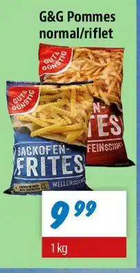 zur Krone G&G Pommes normal/riflet tilbud