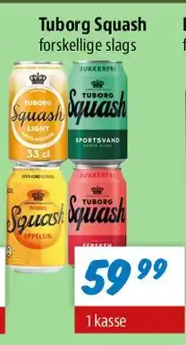 zur Krone Tuborg Squash (forskellige slags) tilbud