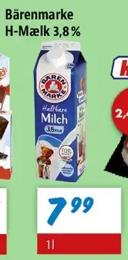 zur Krone Bärenmarke H-Mælk 3,8% tilbud