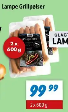 zur Krone Lampe Grillpølser tilbud