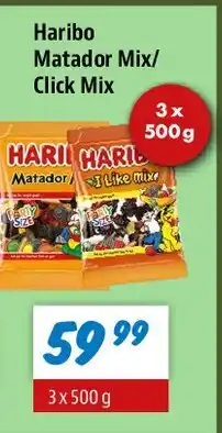 zur Krone Haribo Matador Mix / Click Mix tilbud