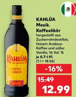 Kaufland DE Kahlúa mexik. kaffeelikör tilbud
