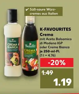 Kaufland DE K-favourites crema tilbud