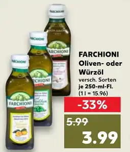 Kaufland DE Farchioni oliven- oder würzöl tilbud