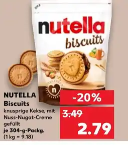 Kaufland DE Nutella biscuits tilbud