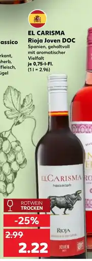 Kaufland DE El carisma rioja joven doc tilbud