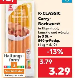 Kaufland DE K-classic curry- bockwurst tilbud