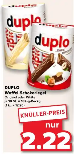 Kaufland DE Duplo waffel-schokoriegel tilbud