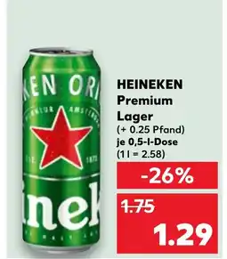 Kaufland DE Heineken premium lager tilbud