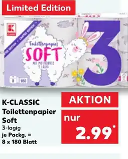 Kaufland DE K-classic toilettenpapier soft tilbud